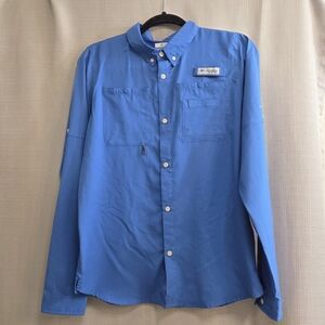 Columbia Blue Button Down Shirt